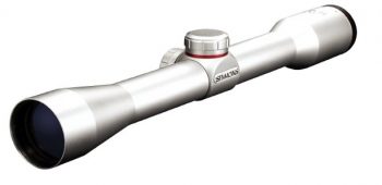 Simmons .22 mag truplex reticle rimfire riflescope with rings 3-9x32mm (silver)