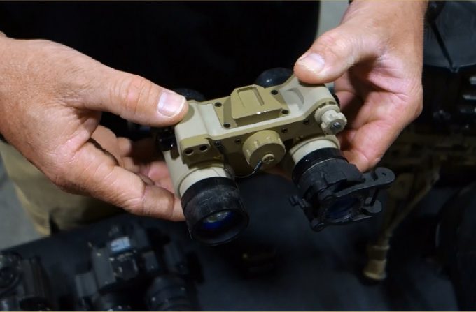 Tactical night vision binoculars