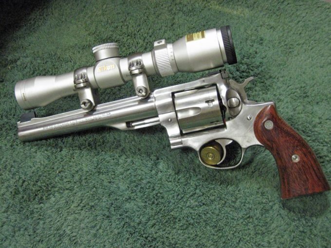 revolver with scope