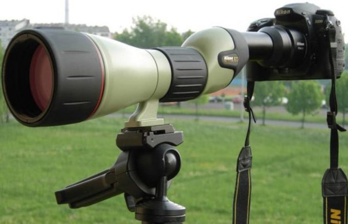 Spotting-scope-on-camera