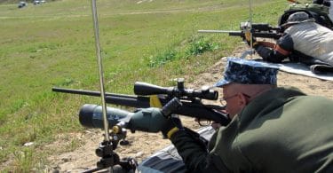 Target shooting spotting scopes