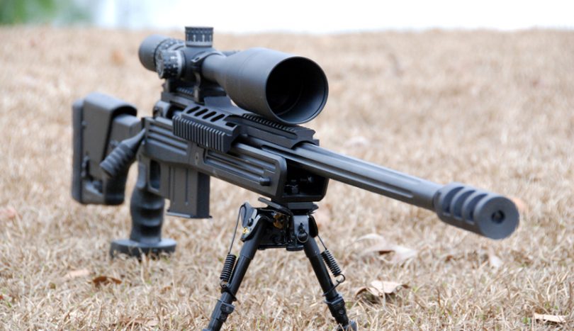 Long range rifle scope