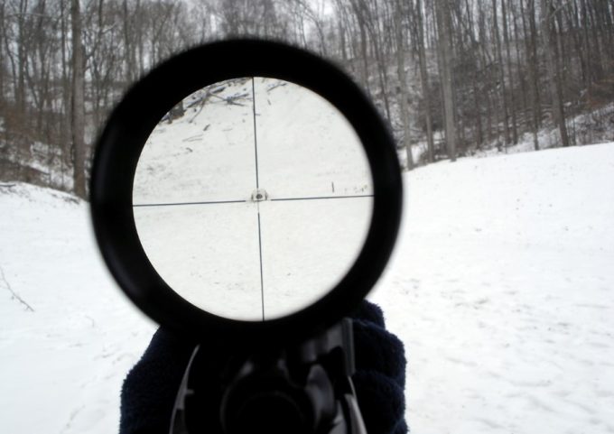 Optical capabilities on air rifle scope