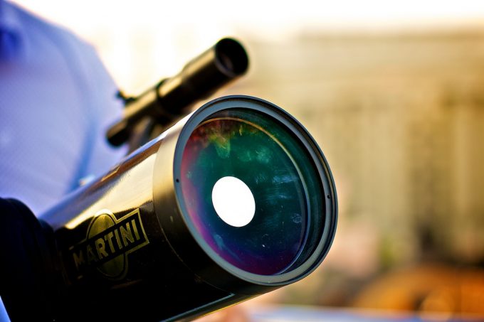 telescope upclose