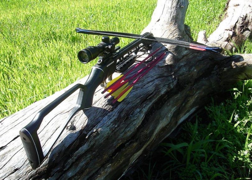 crossbow with scope