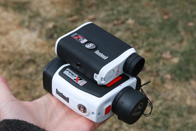 two bushnell rangefinders on hand