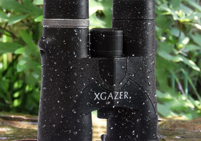 waterproof binoculars on table